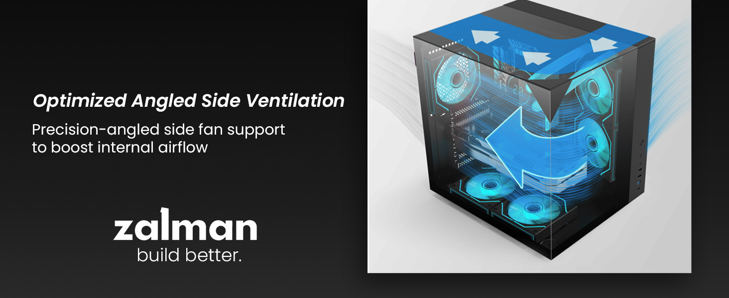 Zalman ZQBE ATX Mid-Tower PC Case