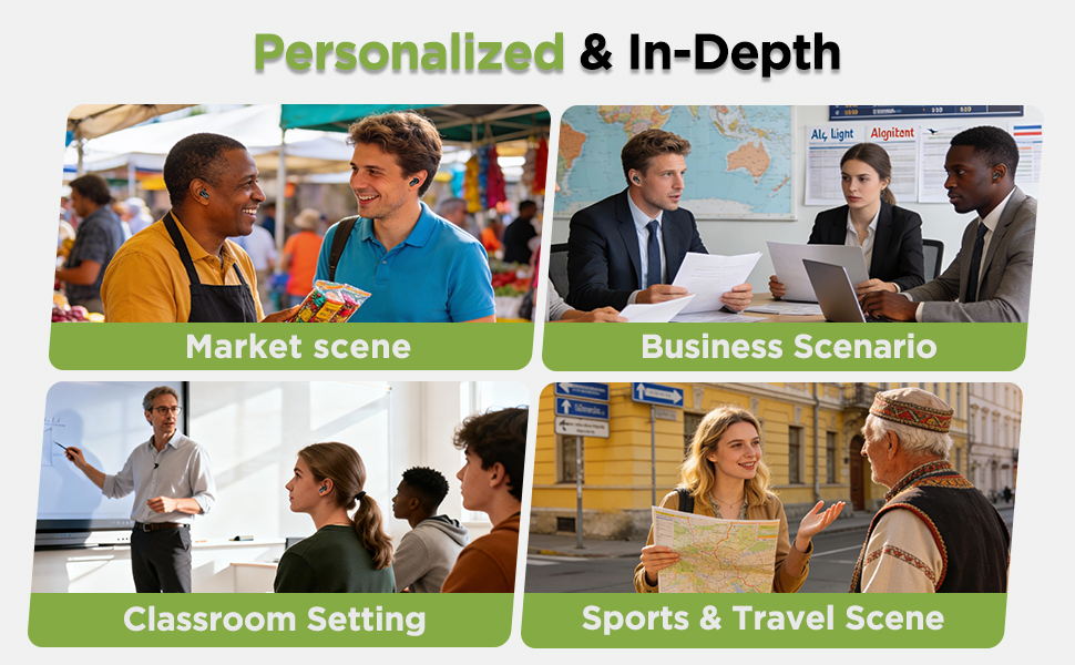 NE75 AI Translation Earbuds 135 Languages Real-Time Translator Earphones