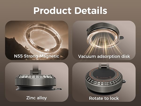 Metal Magnetic Car Phone Holder