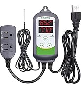 Inkbird ITC-308 Digital Temperature Controller 2-Stage Outlet Thermostat Heating and Cooling Mode...
