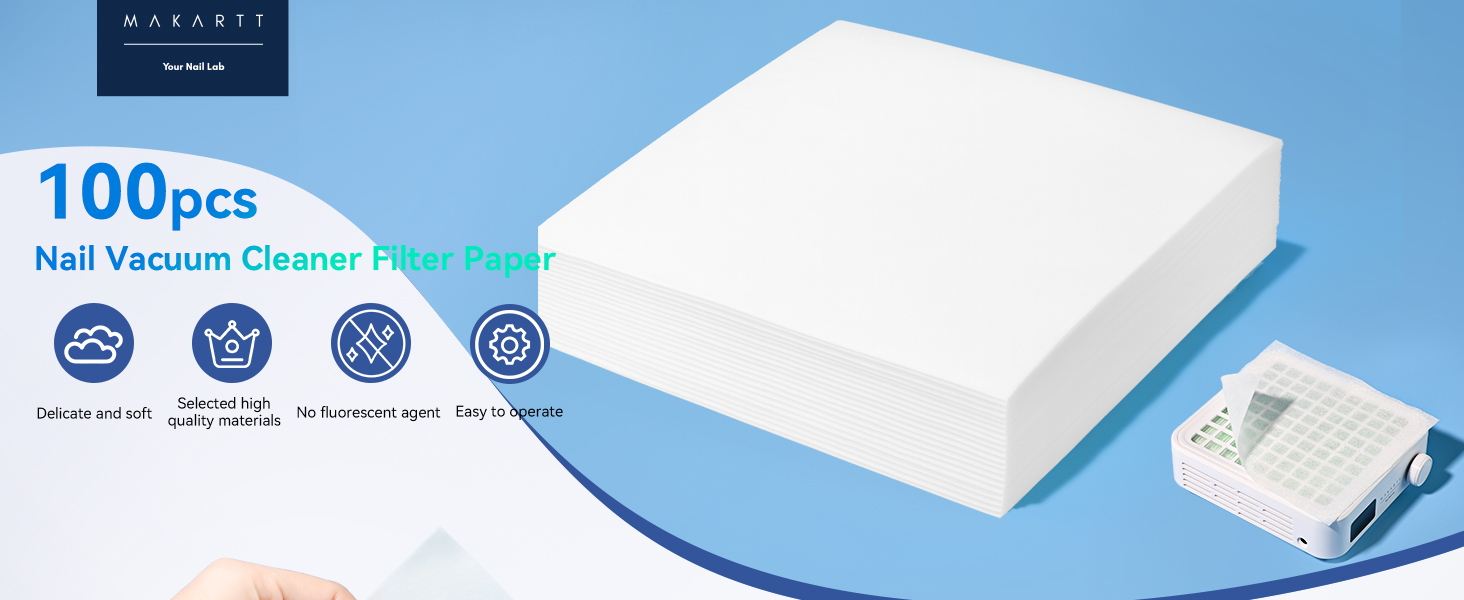 Nail Dust Collector Filter Paper