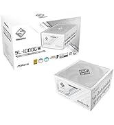 ASRock Steel Legend SL-1000GW 1000W 80 Plus Gold &amp; Cybenetics Platinum Full Modular Power Supply ...