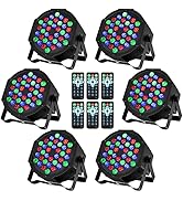 Litake 36 LED Stage Lights,DJ Par Lights Sound Activated,DMX &amp; Remote Controlled LED Uplights for...