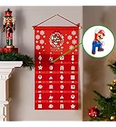 Super Mario Advent Calendar 2022 with Mario Toy, 24 Days Nintendo Christmas Countdown