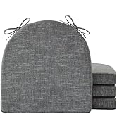 IPYNBAP Chair Cushions for Dining Chairs with Ties and Removable Cover, Dining Kitchen Chair Pads...
