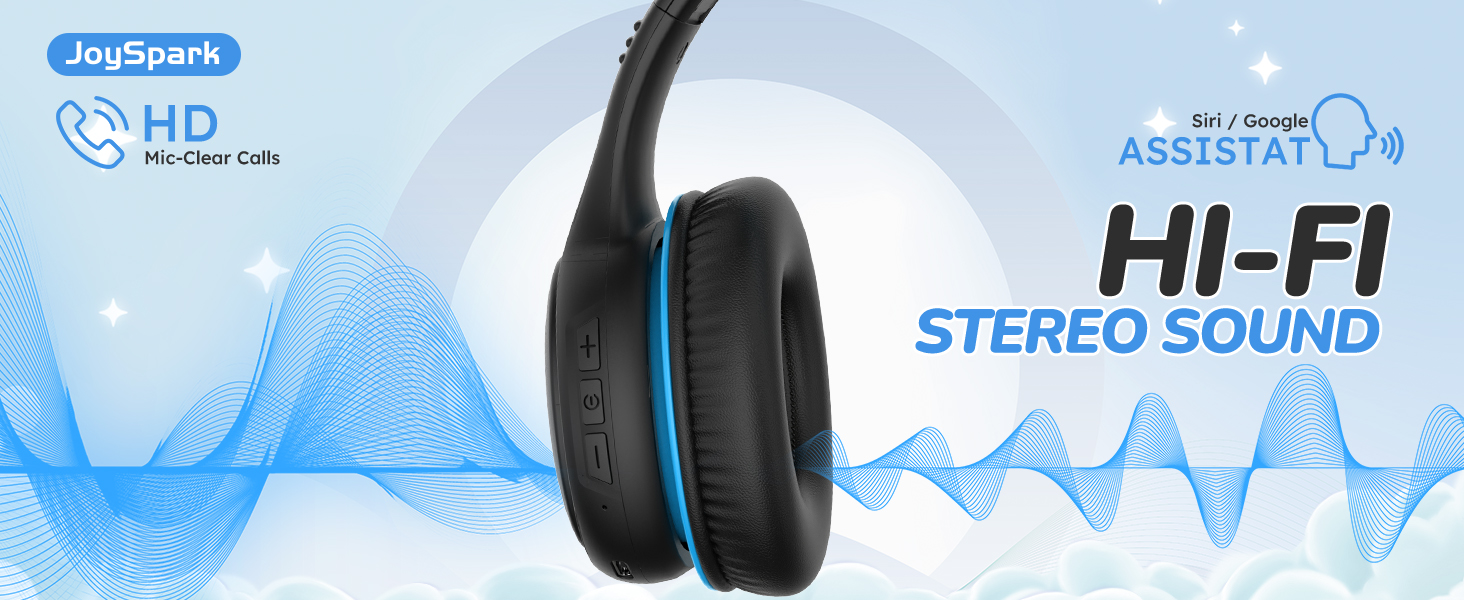 kids bluetooth headphones with mic
