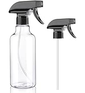 Hethyo Spray Bottles Plastic Spray Bottle for Hair Mist/Stream Heavy Duty Empty Spray Bottles for...