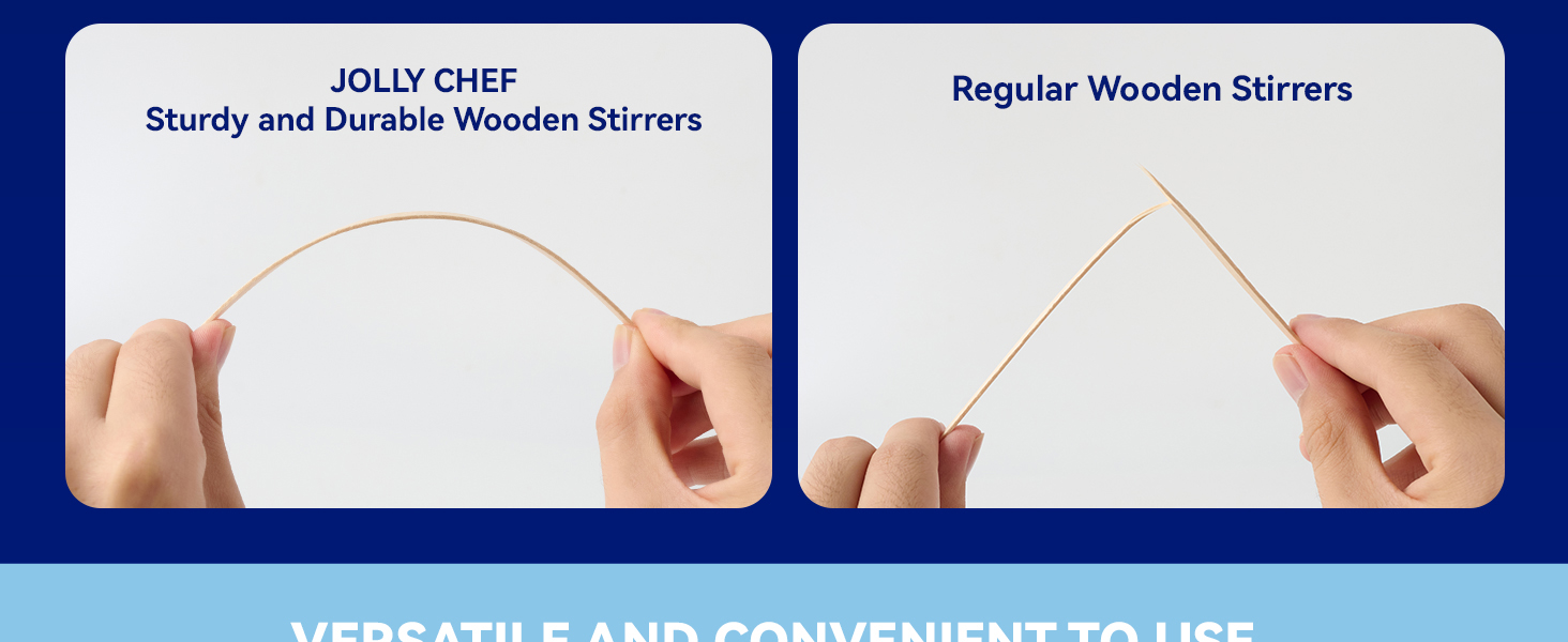 wooden coffee stirrers 7 in