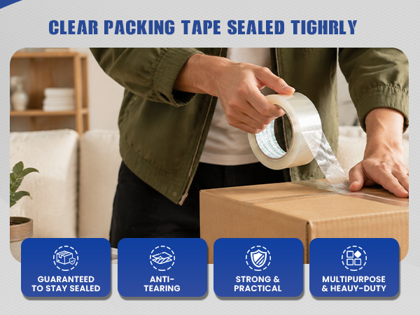 Clear Duty Packing Tape