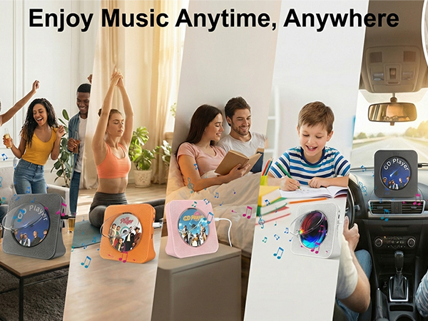 CD Music Player with FM Radio