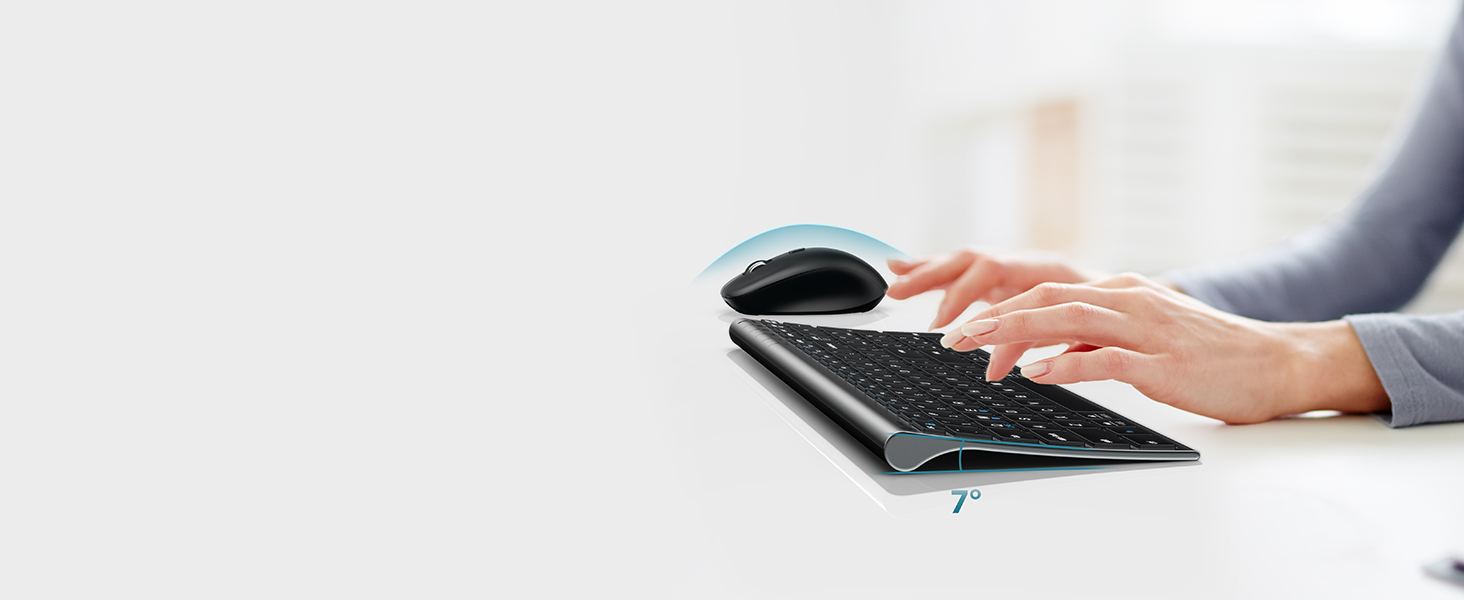 Ergonomic and comfortable Typing