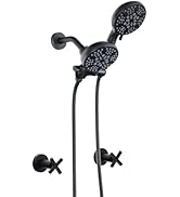 KAPHOME 2 Handle Shower Faucet Set With Handheld Shower Head,Dual 2 in 1 Shower Head System, Show...