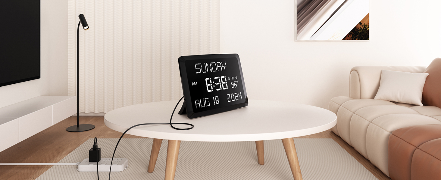 large digital clock for seniors