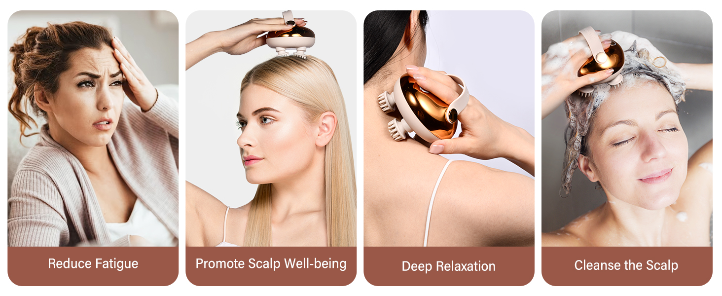 hair massager for head,neck, back,leg