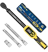 YIYEIE Digital Torque Wrench 3/8" Drive | 5-99.5 ft-lb | ±1% Accuracy | Smart Alert Multi | Elect...