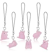 BEEFLYING 4-8 Pcs Phone Charms Aesthetic Y2K Cute Animal Charm Straps Cell Phone Pendants Accesso...