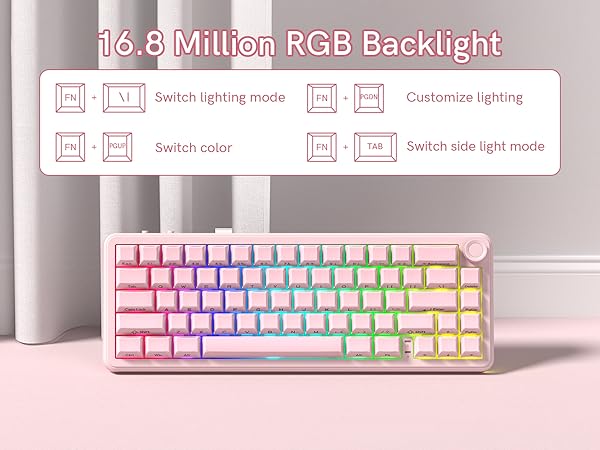 16.8 Million RGB Backlight