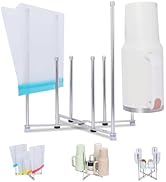 Plastic Bag Drying Holder, Bottle Drying Rack, Multifunctional Kitchen Grocery Bag Stand, Collaps...