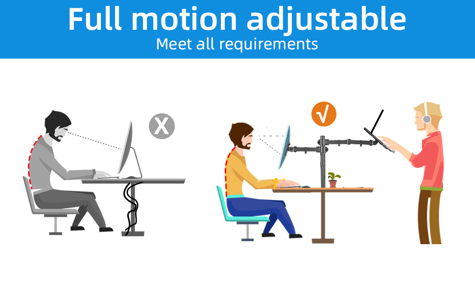 monitor stand with laptop