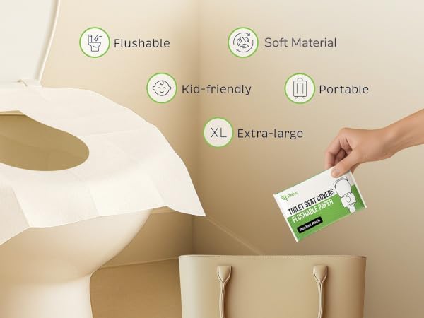 flushable toilet seat disposable covers for kids and adults
