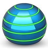 Luminous Desk Spinning Toys for Kids Adults, Metal Optical Illusion Fidget Spinner, Glow in The D...