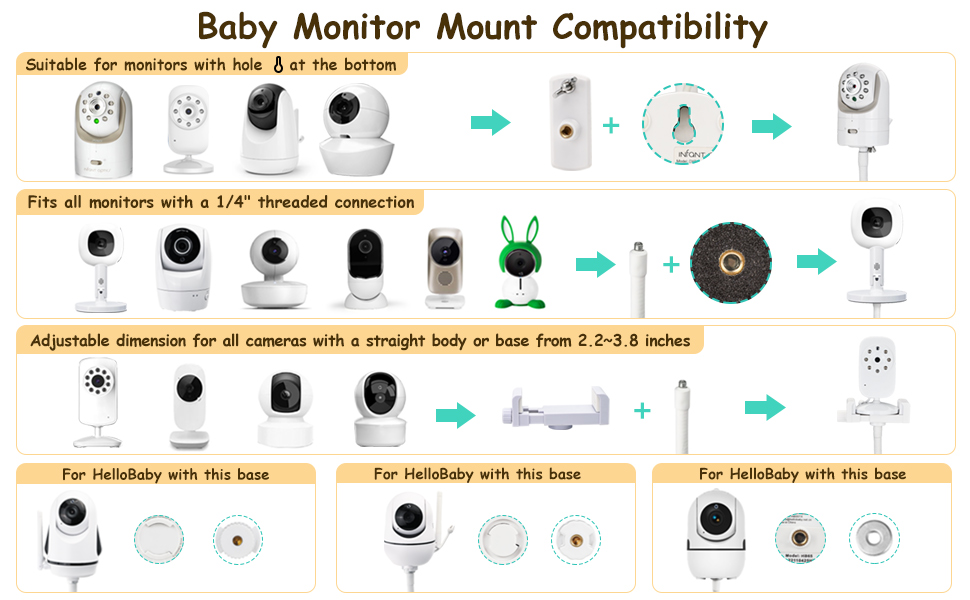 Baby Monitor Floor Stand