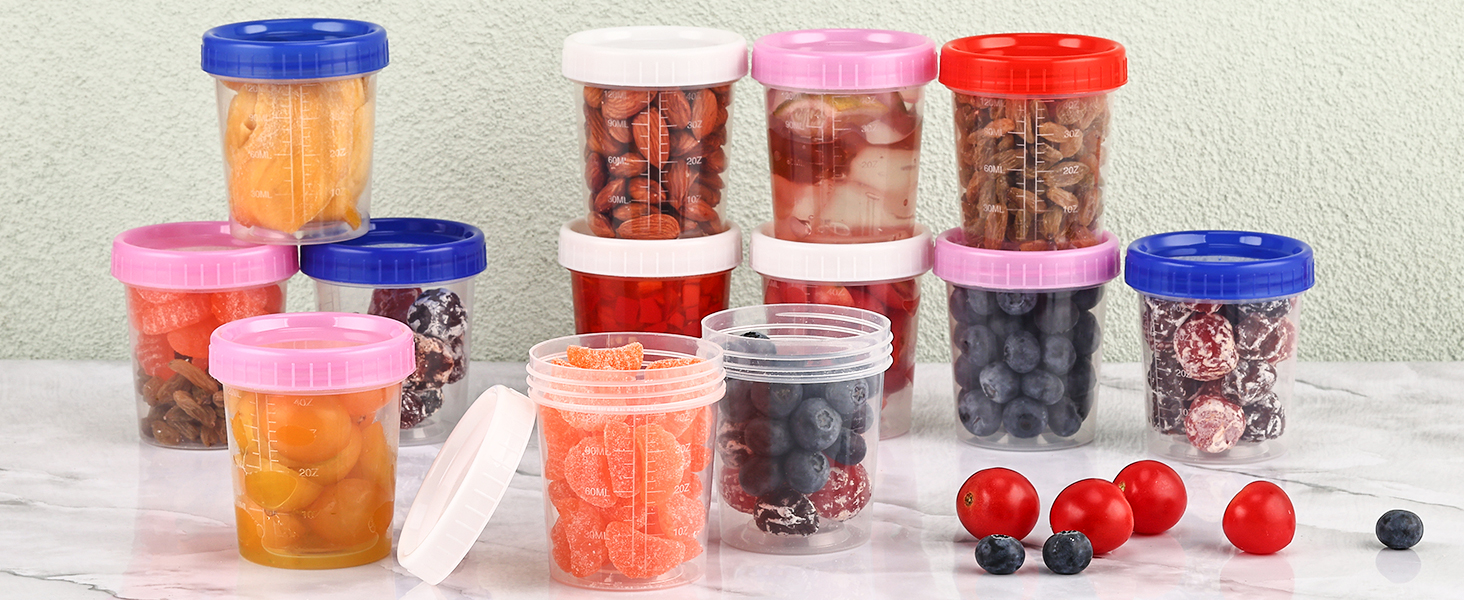 small plastic containers with lids