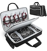 AUROTIER DJ Bag for DDJ-FLX4/DDJ 200/DDJ 400/DDJ REV1, Padded DJ Controller Crossbody Bag with 4 ...