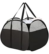 Collapsible Laundry Hamper,90L Pop Up Foldable Laundry Basket with Reinforced Handles Large Capac...