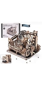ROKR 3D Wooden Puzzle Mechanical Treasure Box Model DIY Brain Teaser Projects for Adult Age 14+ Birt...