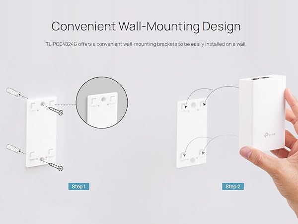 Gigabit 48VDC Passive PoE Adapter