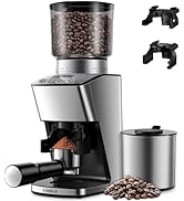 KIDISLE Conical Burr Coffee Grinder Electric, Espresso Grinder for Home Use, Burr Mill with 51 Gr...