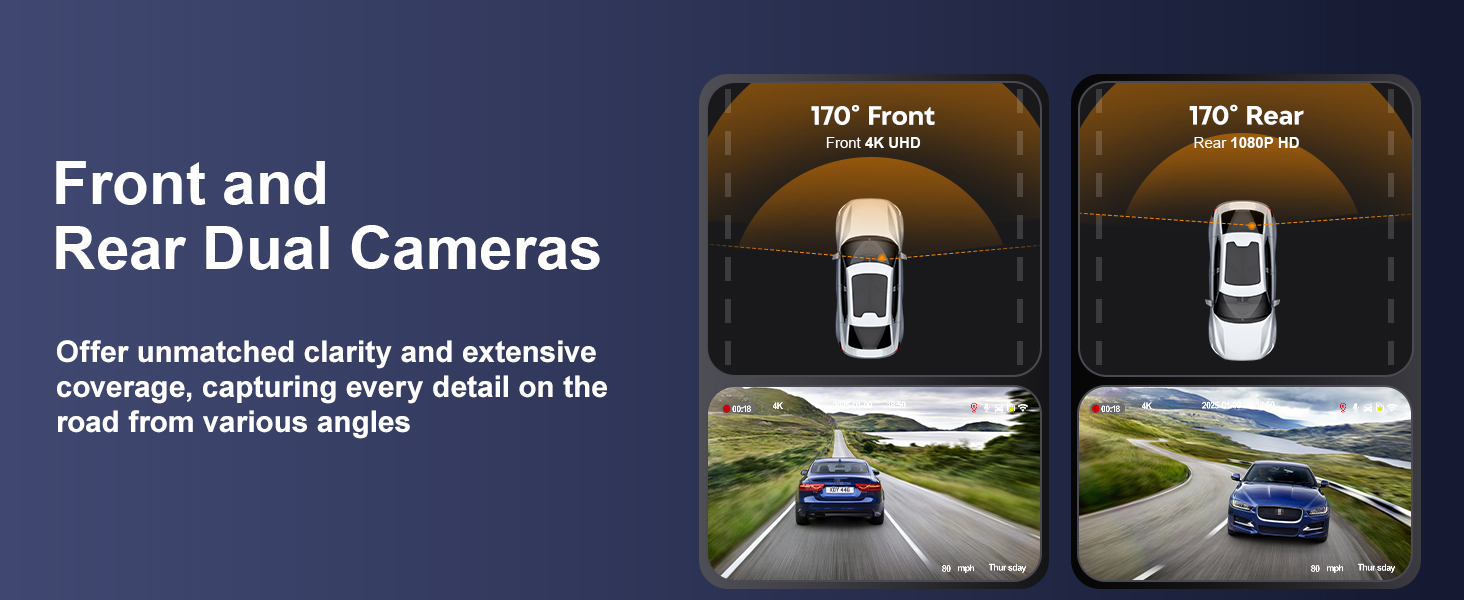 dash cam front and rear,dash cam