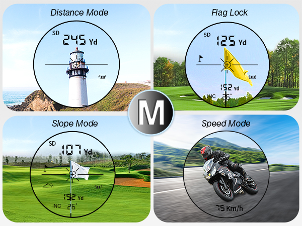 golf rangefinder with slope