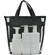 ASBEFORE Mesh Shower Caddy, Portable Shower Bag, Quick-Dry Hanging Caddy Bath Organizer with Zipp...