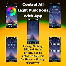 App control iphone android music light effects