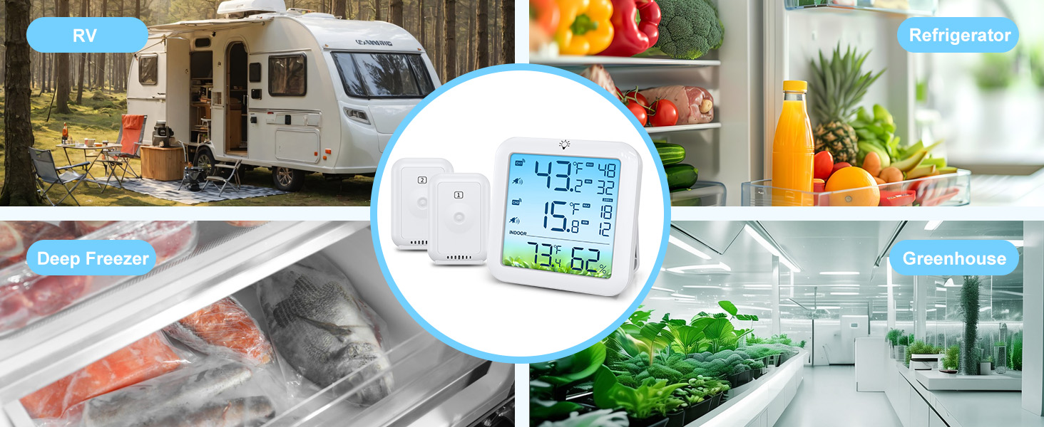 Freezer Thermometer with Alarm