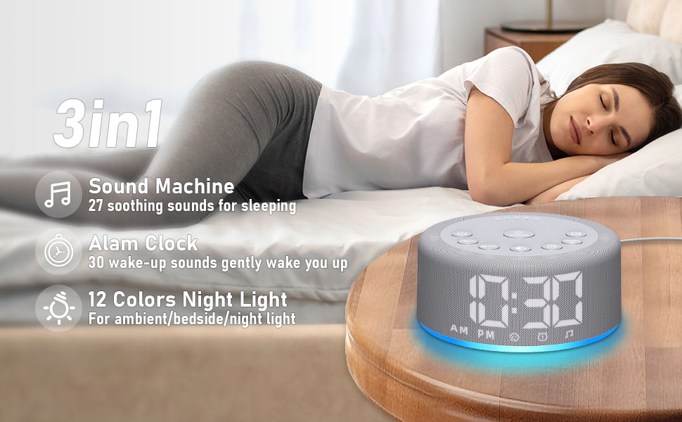 sound machine alarm clock