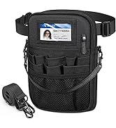 Nurse Fanny Pack with Tape Holder, SITHON Multi Compartment Medical Gear Pocket Belt Bag Nursing ...