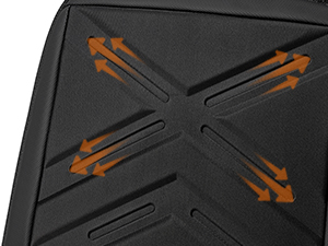 expandable backpack with lots of pockets