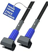 TidyBliss 2 Pack Mop Handle Commercial Heavy Duty, 57.5 inches Long Industrial String Mop Stick R...