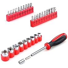 bit socket drive driver handle extension adapter screw bolt nut tool kit set tools home house