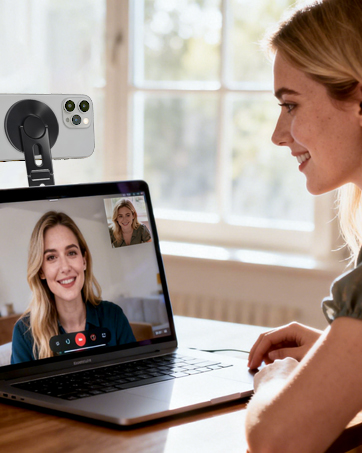 Magnetic Laptop Phone Mount