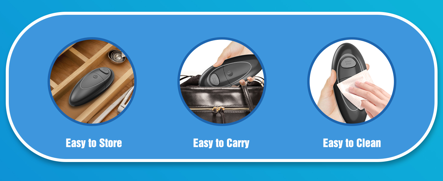 handheld electric can opener, one touch can opener, left handed can opener