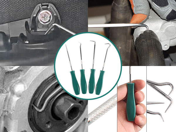 Precision Pick Hook Set Car Auto Oil Seal O-Ring Seal Gasket Pick Mini Precision Hooks 