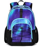 ZORFIN Backpack for School, Travel: Bookbag for Girls Boys - Kids Backpack with Multi Compartment...