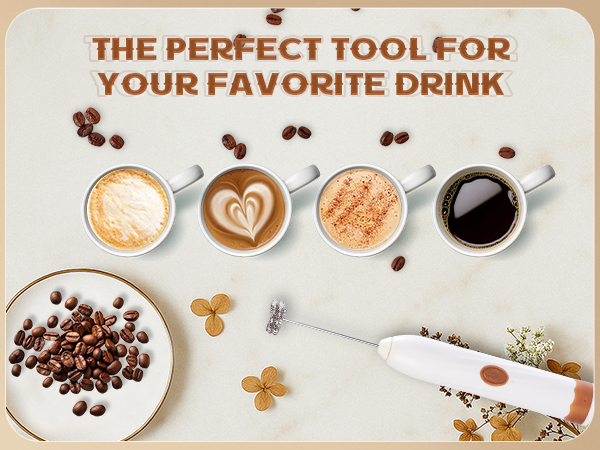 Coffee frother, egg beater