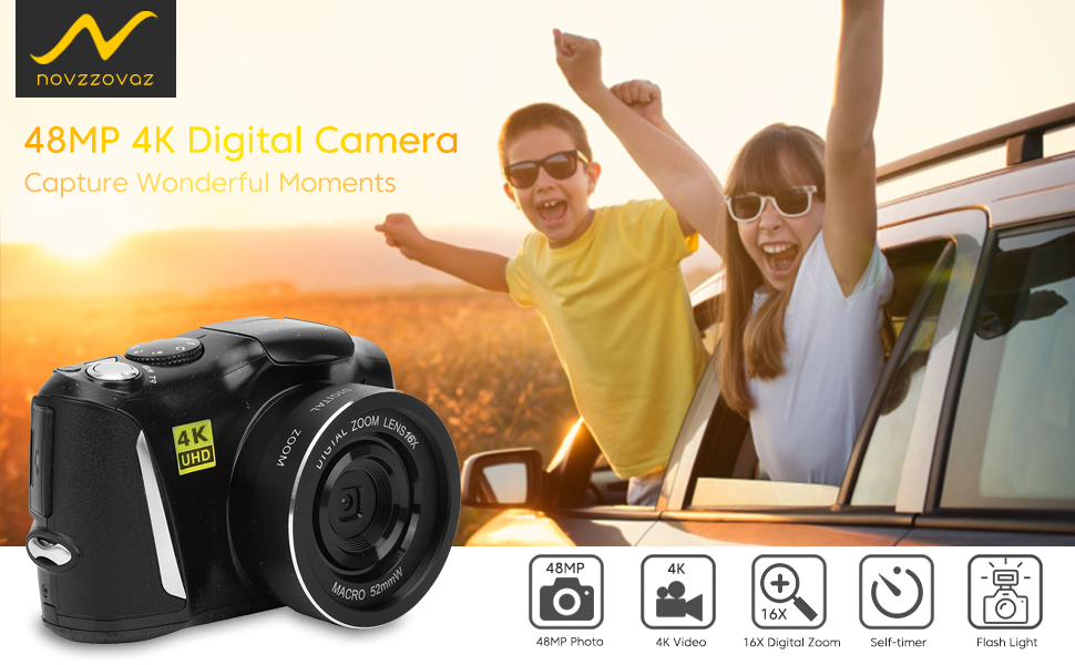 48MP digital camera 4k