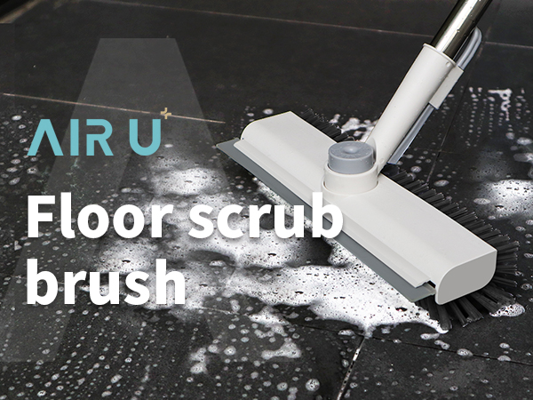 2 in 1 floor scrub brush