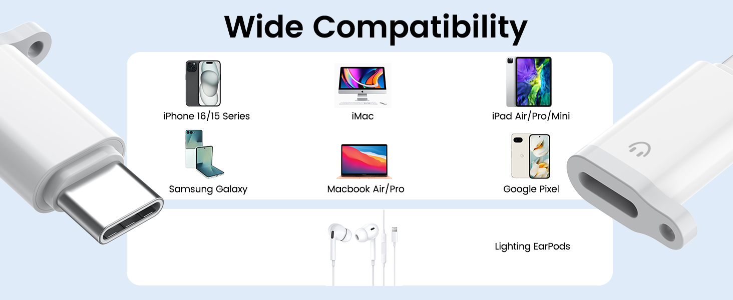 lightning to usbc adapter for headphones